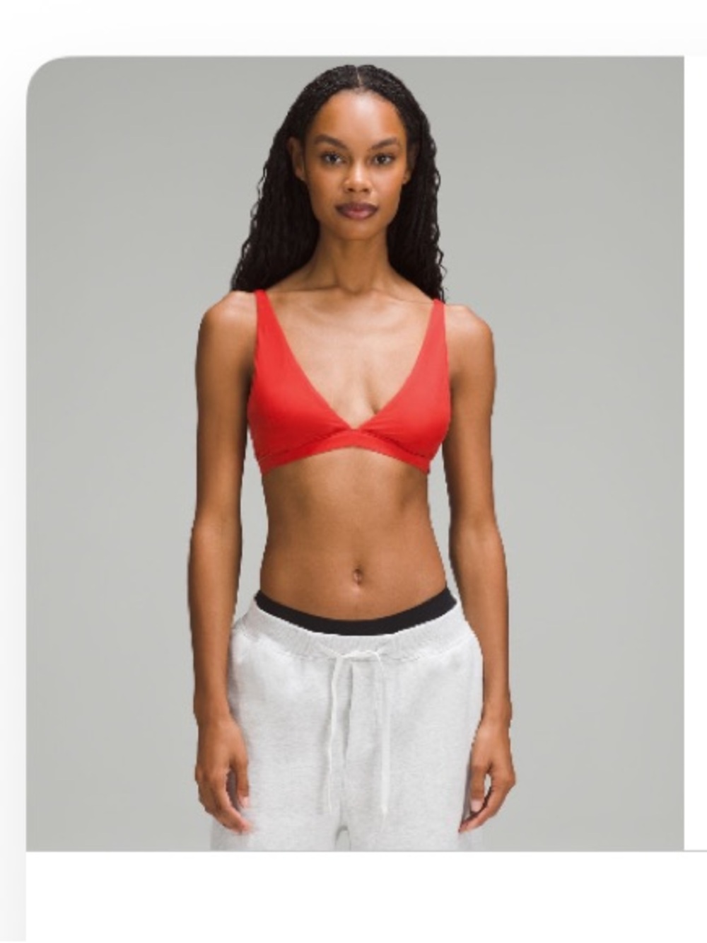 Lululemon Wundermost Ultra-Soft Nulu Triangle Bralette A-D Cups